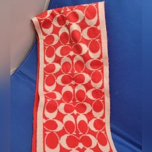 Vintage COACH scarf with great color and graphics